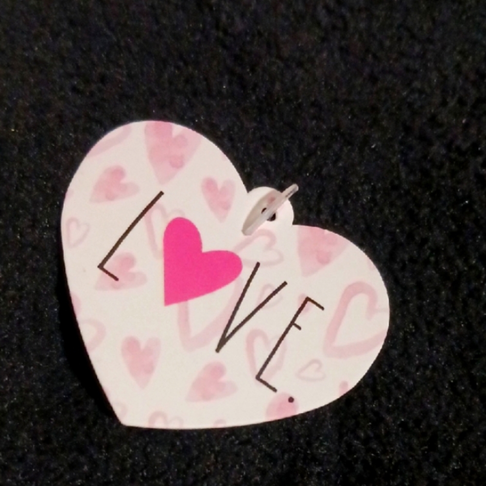 Rae Dunn Love Socks - Black, White, and Pink Embroider 🩷& Print Design ⚜️💝⚜️🩷 - Picture 7 of 8